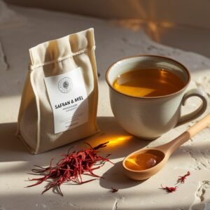 Infusion Safran & Miel – Bien-être naturel