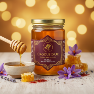 Miel au Safran Premium – Délice Doré 250g